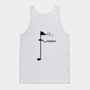 Music is freedom Tank Top